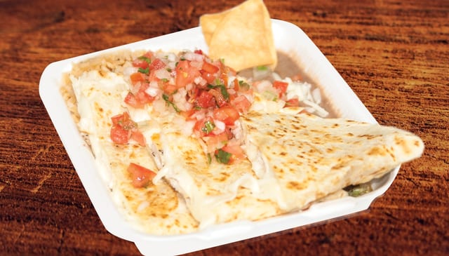 Chicken Quesadilla.
