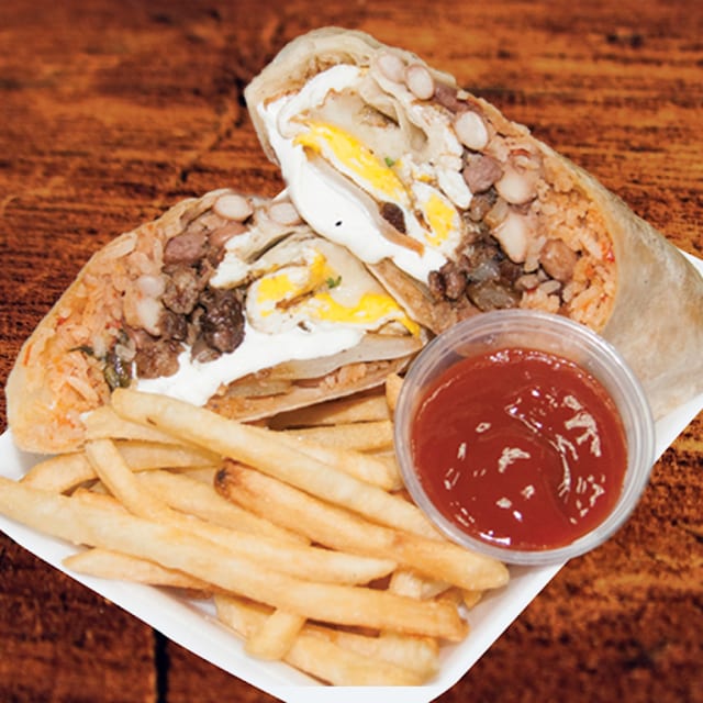 Steak & Eggs Burrito.