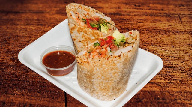 Bravo Shrimp Burrito.