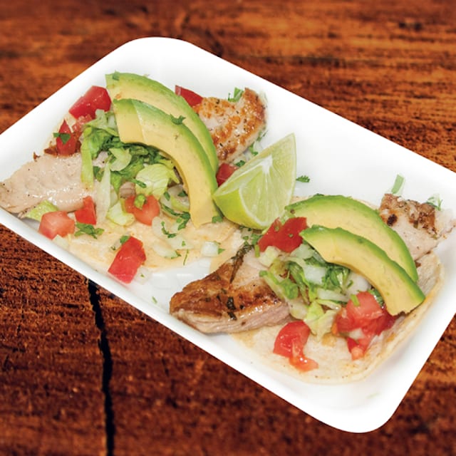 2 Fish Tacos.