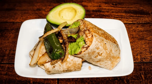Guacamole Burrito.